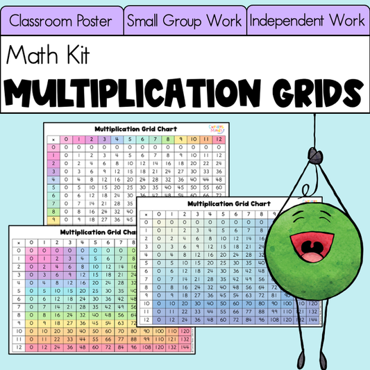 Multiplication Grid Chart 0 to 12 | Printable Maths Tool